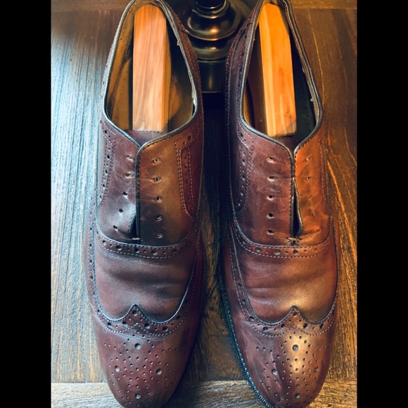 Johnston & Murphy Shoes Size 10.5 Brown Wingtip main image 5